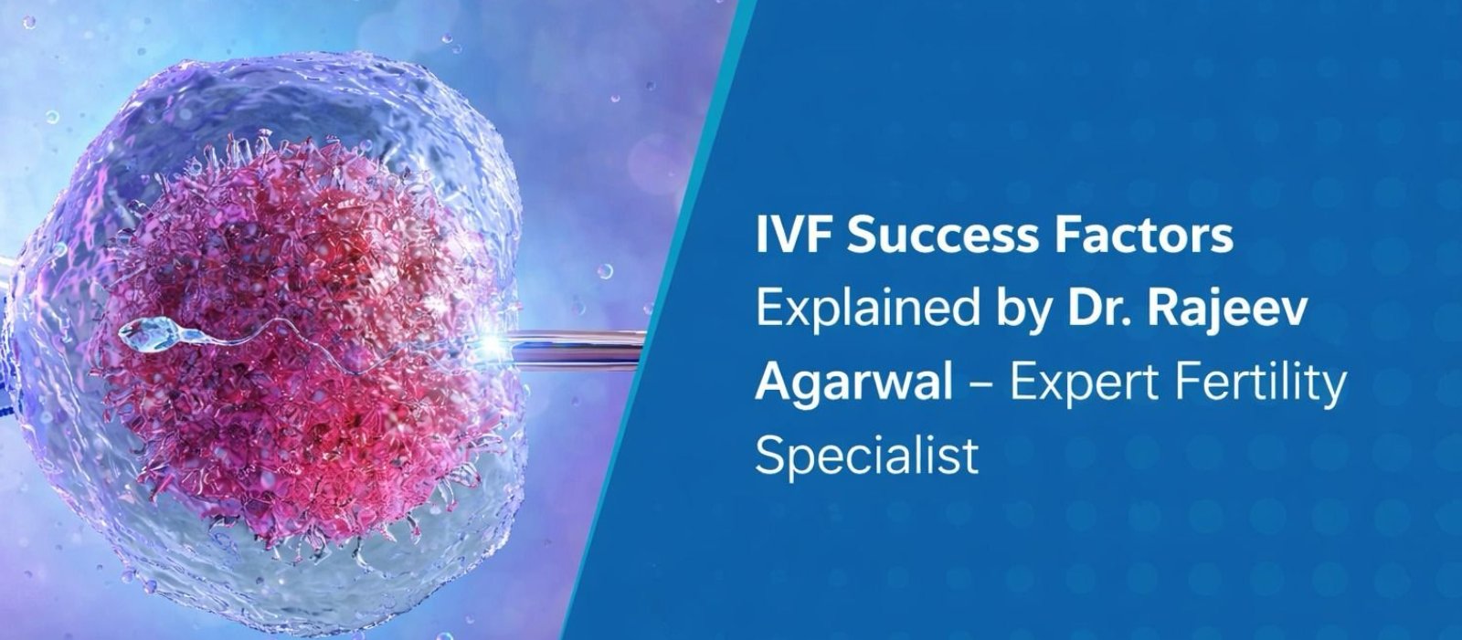 IVF Success Factors Explained by Dr. Rajeev Agarwal - Expert Fertility Specialist